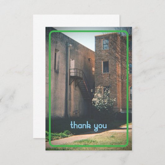  trap dank u kaart (Voorkant / Achterkant)