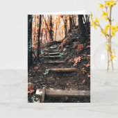 Trap de berg op kaart (Gele Bloem)