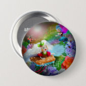 Trap de Elf™ Fairy Dance Button (Voorkant /achterkant)