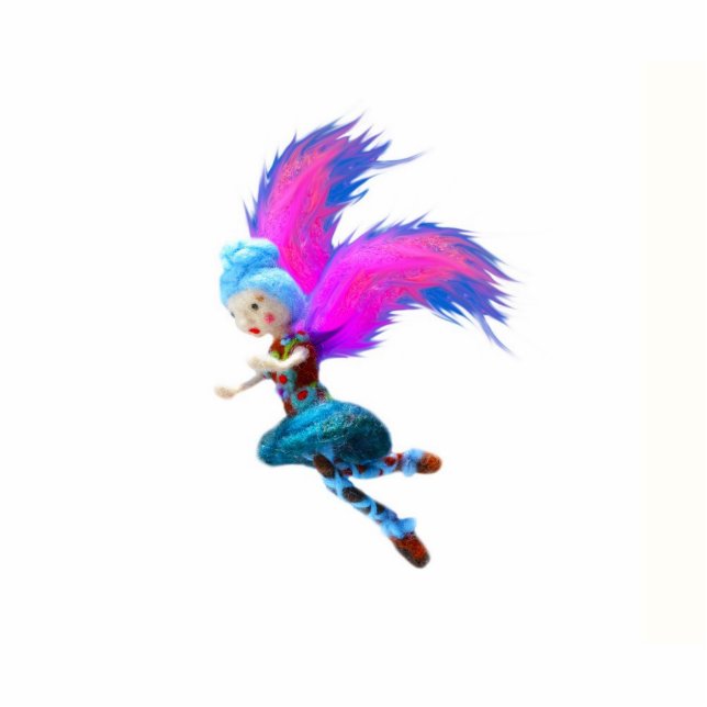 Trap de Elf™ Fairy Dance Staand Fotobeeldje (Voorkant)