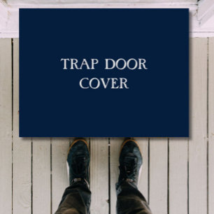 "TRAP DOOR HOESJE" Grappig introvert asociaal Deurmat