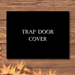 "TRAP DOOR HOESJE" Grappige Introvert asociale tek Deurmat