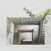 Trap flat kerstkaart (Staand voorkant)