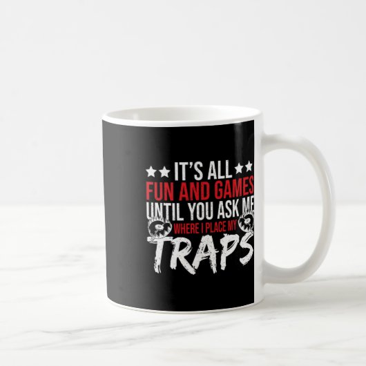 Trap Hunter Stuff Tools Trapping Gear Coyote Trapp Koffiemok (Rechts)