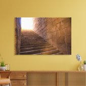 Trap in Milete Canvas Afdruk (Insitu (Woonkamer))