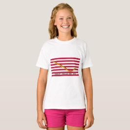 Trap me niet Amerikaanse marinevlag T-shirt