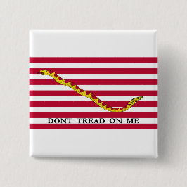Trap me niet Amerikaanse marinevlag Vierkante Button 5,1 Cm