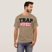 TRAP MUSIC BASS PARTY T-SHIRT (Voorkant volledig)