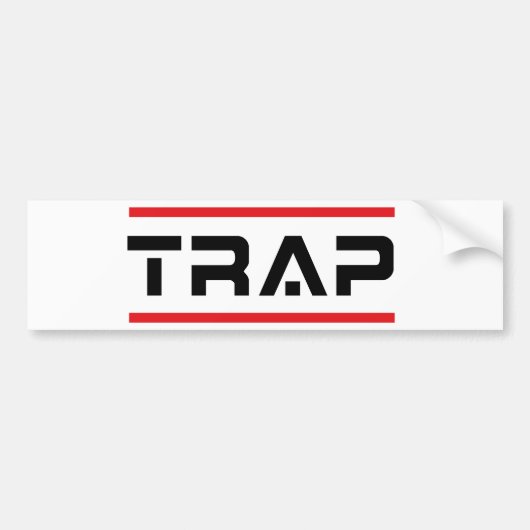 Trap Music Bumpersticker (Voorkant)