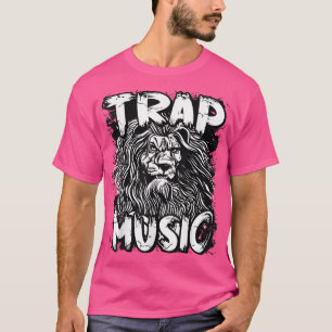 Trap Music Lion Graphic Rap Hip Hop Techno R&b 304 T-shirt