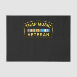 Trap Music Veteran - Hip Hop Urban Streetwear Tissuepapier