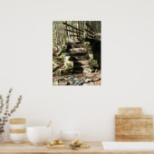 Trap naar Bossen Poster (Keuken)