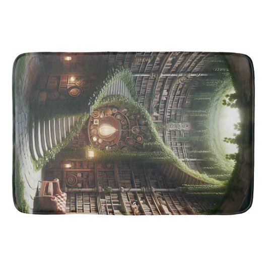 Trap naar de droom van een boekenliefhebber badmat (Voorkant)