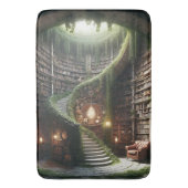 Trap naar de droom van een boekenliefhebber badmat (Voorkant Verticaal)