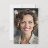 Trap naar de hemel Angel Sympathie Foto Dank u Bedankkaart (Achterkant)