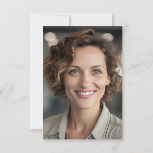 Trap naar de hemel Angel Sympathie Foto Dank u Bedankkaart (Achterkant)