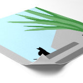 Trap naar de hemel | Cat Modern downloadbaar Poster (Hoek)