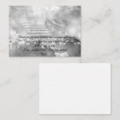 Trap naar de hemel dank je wel kaart notitiekaartje (Voorkant / Achterkant)