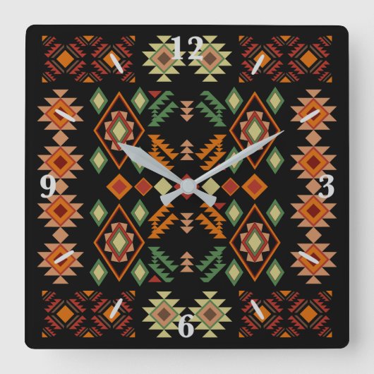 Trap naar de zuidwestelijke kunstscène vierkante klok (Voorkant)