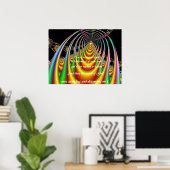 trap naar het poster van de hemel (Thuiskantoor)