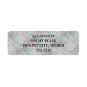 TRAP NAAR... RETOUR ADRESLABELS ETIKET (Voorkant)