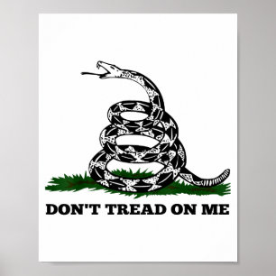 Trap niet op mij 2e amendement patriottisch nieuw poster
