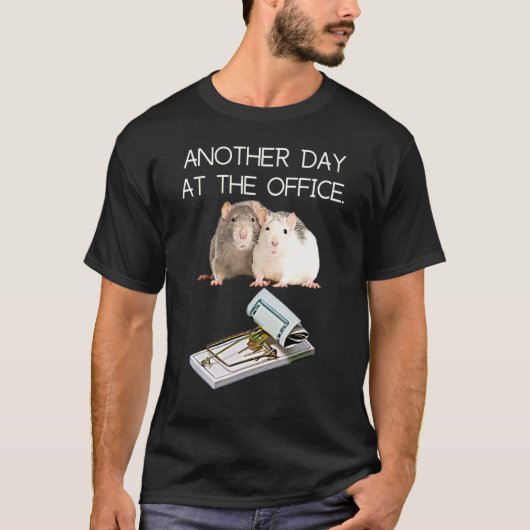 Trap Office Humor Rat Money Employee Race Manager  T-shirt (Voorkant)