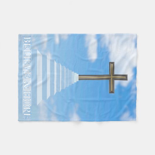 Trap om te hopen fleece deken (Voorkant (Horizontaal))