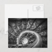  trap omlaag kijken, Lanarch Castle Briefkaart (Voorkant / Achterkant)