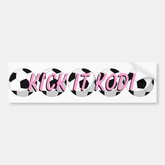 trap op de kodi-bumper sticker (Voorkant)