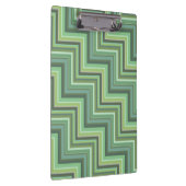 Trap-patroon van olijfgroene strepen klembord (Rechts)