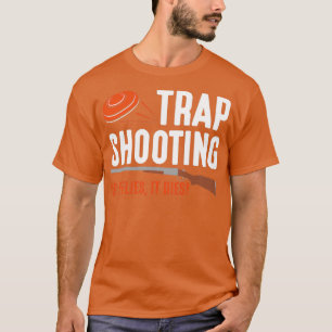 Trap Shooter Sport Clay Pigeon Rifle Shooter T-shirt