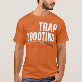 Trap Shooter Sport Clay Pigeon Rifle Shooter T-shirt