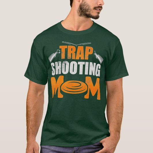 Trap Shooting Mam Trap Shooting Funny T-shirt (Voorkant)