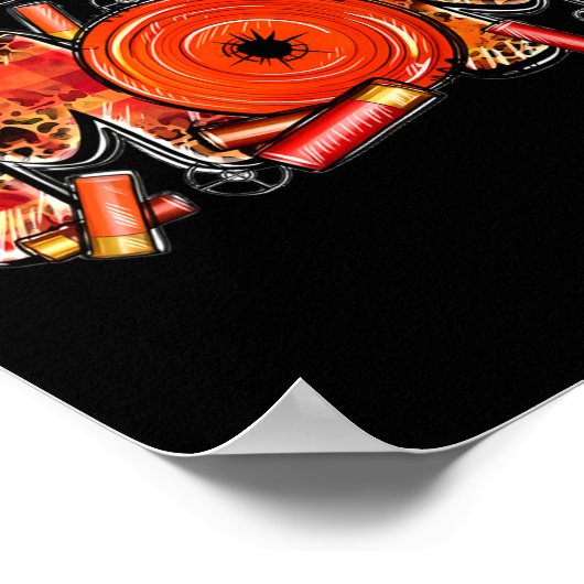 Trap Shooting Mom Western Leopard Moederdag Hun Poster (Hoek)