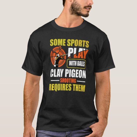 Trap Shooting Quote voor een kleefduif T-shirt (Voorkant)