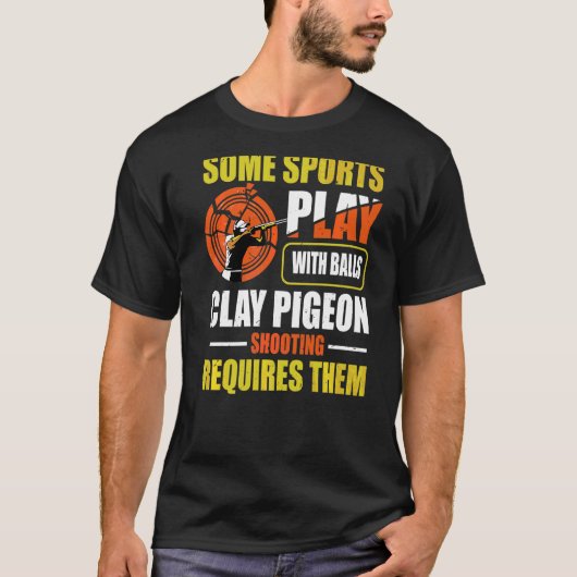 Trap Shooting Quote voor een kleefduif T-shirt (Voorkant)