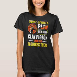 Trap Shooting Quote voor een kleefduif T-shirt