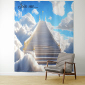 Trap tapijt achtergrond Hemelvaart Wandkleed (In situ)
