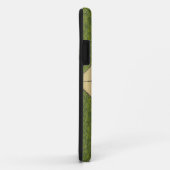 Trap van een stadion tussen rijen groene stoelen Case-Mate iPhone case (Achterkant/rechts)