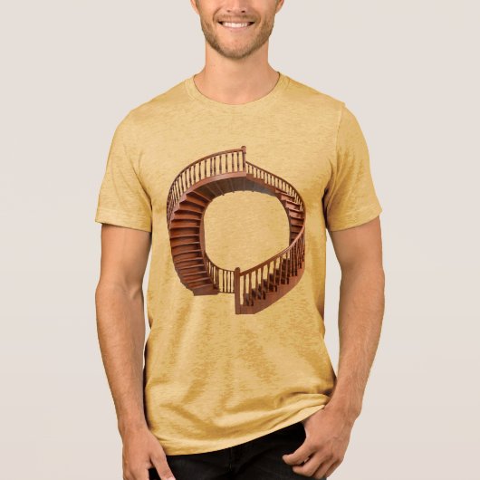 trap van mysterie Bella + Canvas Tri-Blend Shirt (Voorkant)
