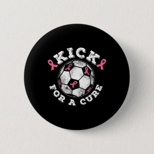 Trap Voor Een Genezing Roze Lint Borstkanker Bewus Ronde Button 5,7 Cm