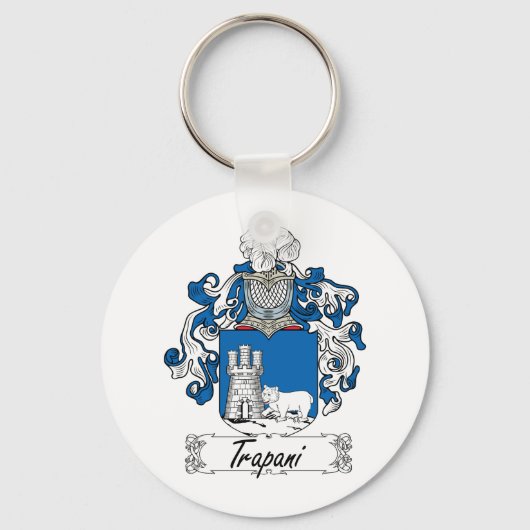 Trapani Family Crest Sleutelhanger (Voorkant)
