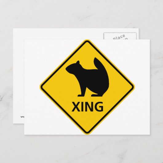 Trapeurig spoor briefkaart (Voorkant / Achterkant)