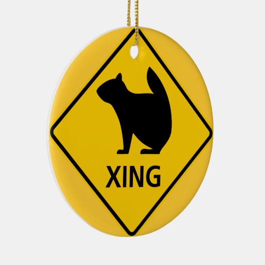 Trapeurig spoor keramisch ornament (Rechts)