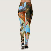 Trapeze Acrobat Gymnast Yoga Pants Running Leggings (Achterkant)