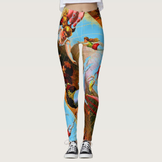 Trapeze Acrobat Gymnast Yoga Pants Running Leggings