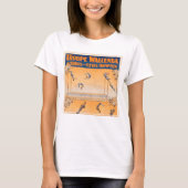Trapeze, acrobaten en vliegende trampoline t-shirt (Voorkant)