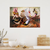 Trapeze artiesten poster (Keuken)