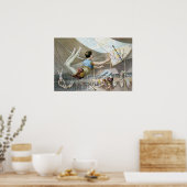 Trapeze artiesten poster (Keuken)